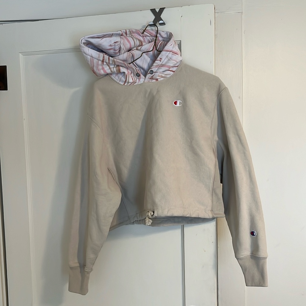 Champion cropped hoodie